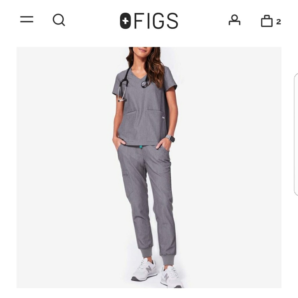 2 pairs of Figs Scrub Pants and 2 Scrub Tops!!!